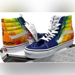 🖍️🖍️Vans Off The Wall,  X Crayola SK8-Hi Mashup. unisex.spot in pic 5.